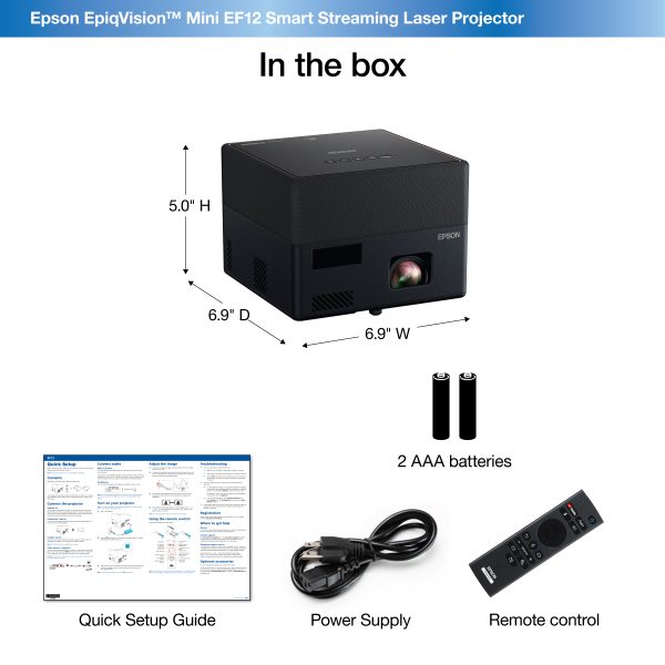 Proyector Láser Smart Streaming EpiqVision Mini EF12 - Imagen 4